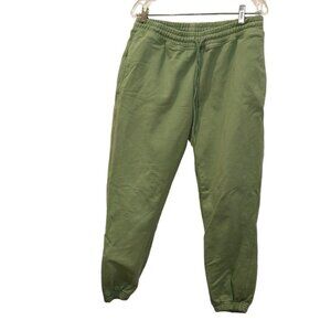 The Yellow Label finest thick sweatpanst sage green M